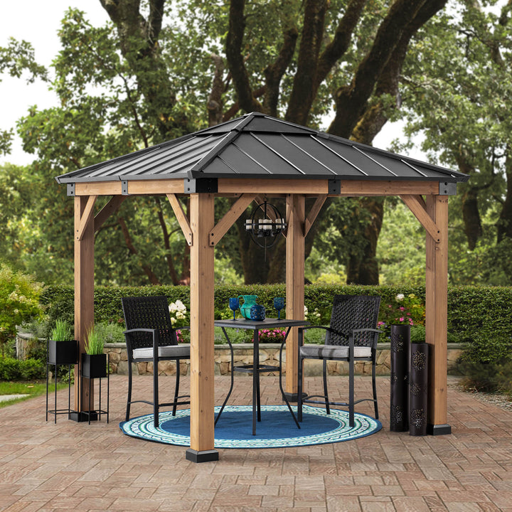 Zedernholz Gazebo RAPI - 273cm x 273cm