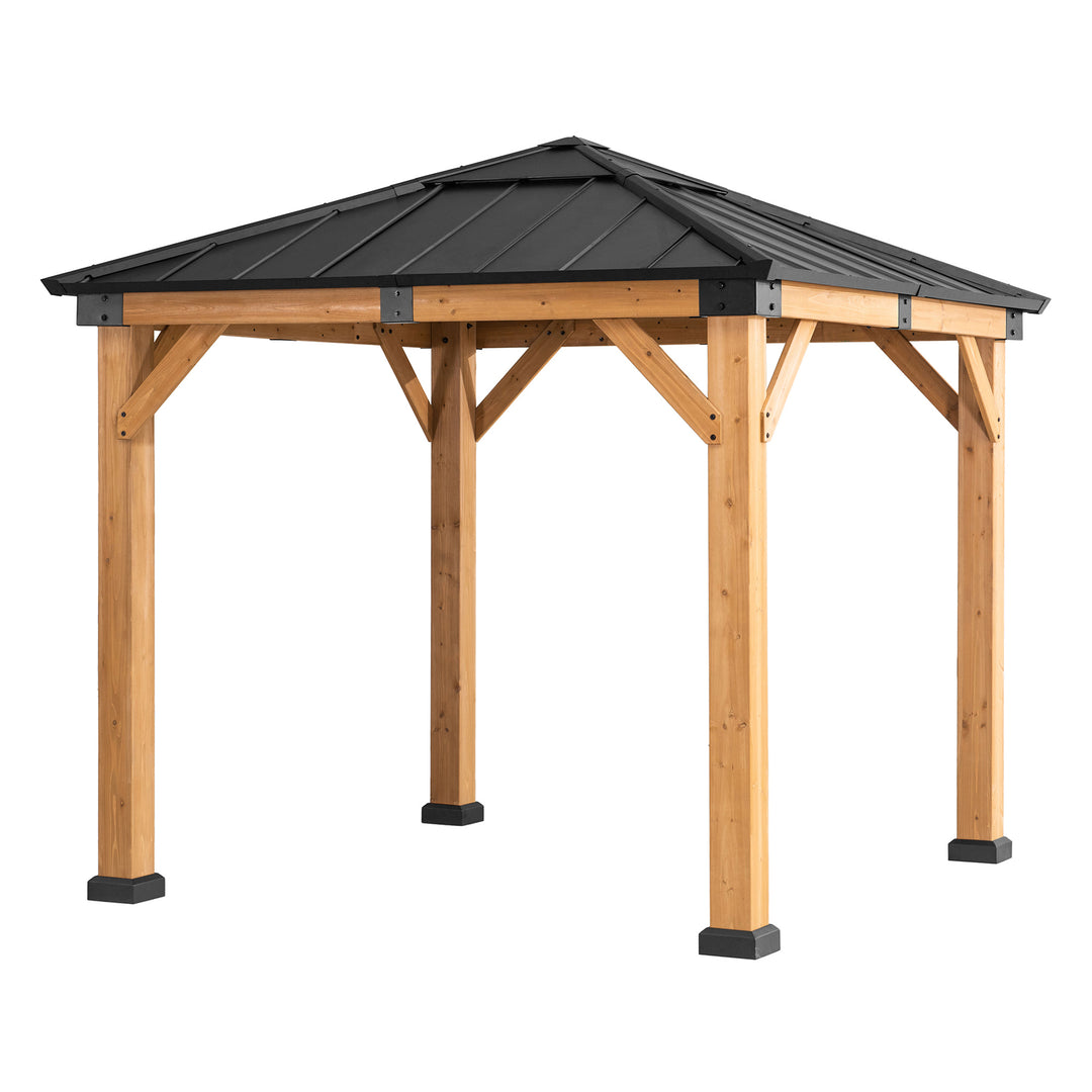 Zedernholz Gazebo RAPI - 273cm x 273cm