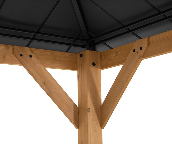 Zedernholz Gazebo KAPS - 330cm x 330cm