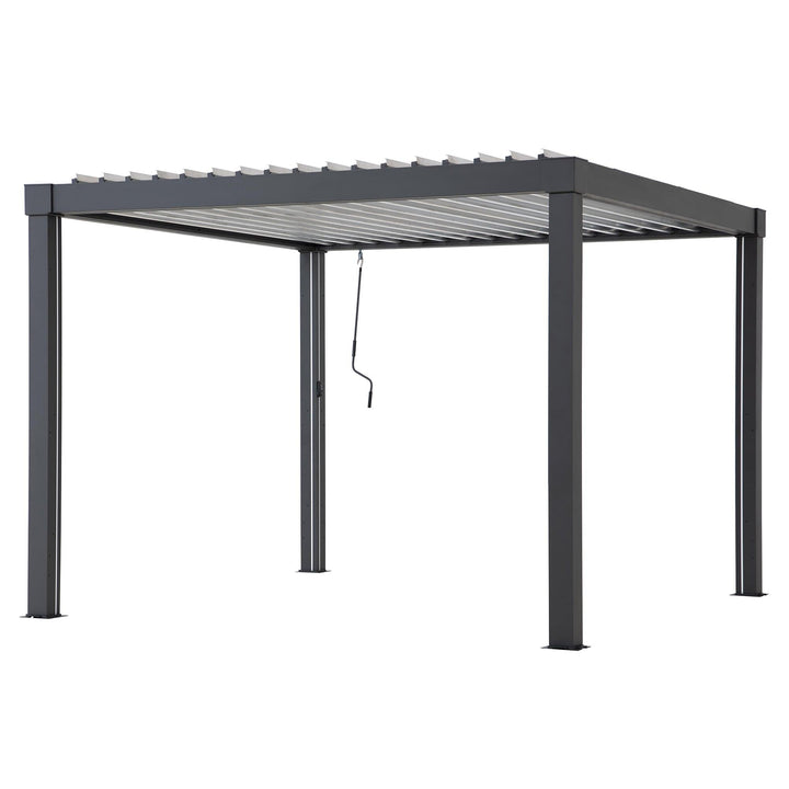 Multi Lamellenpergola MATTERHORN - 3x3 oder 3x4, Aluminium