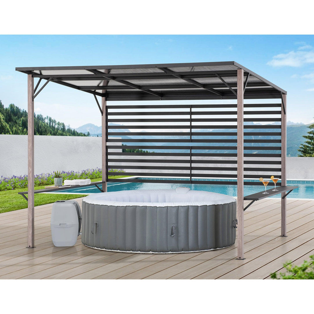 Stahl Whirlpool Pergola DENALI - 252cm x 282cm