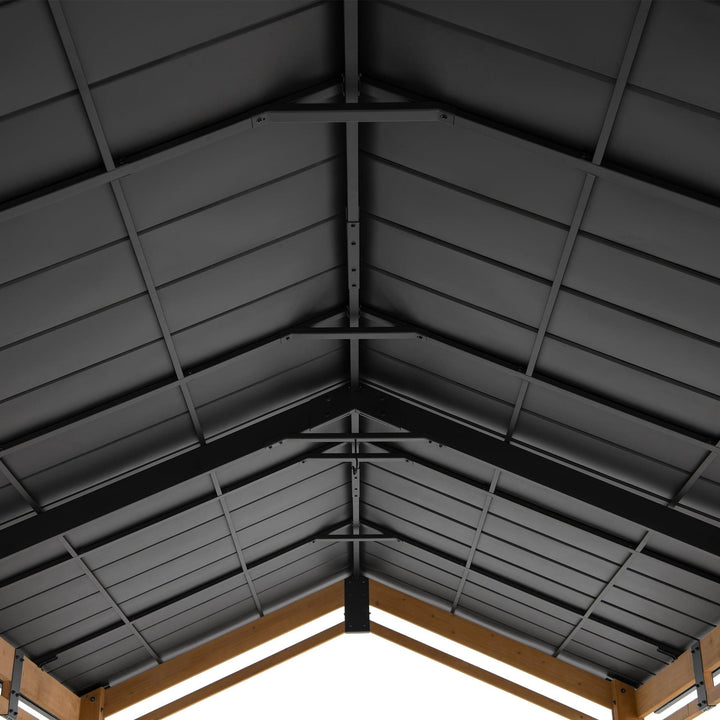 Zedernholz Carport DIRAN -336cm x 603cm