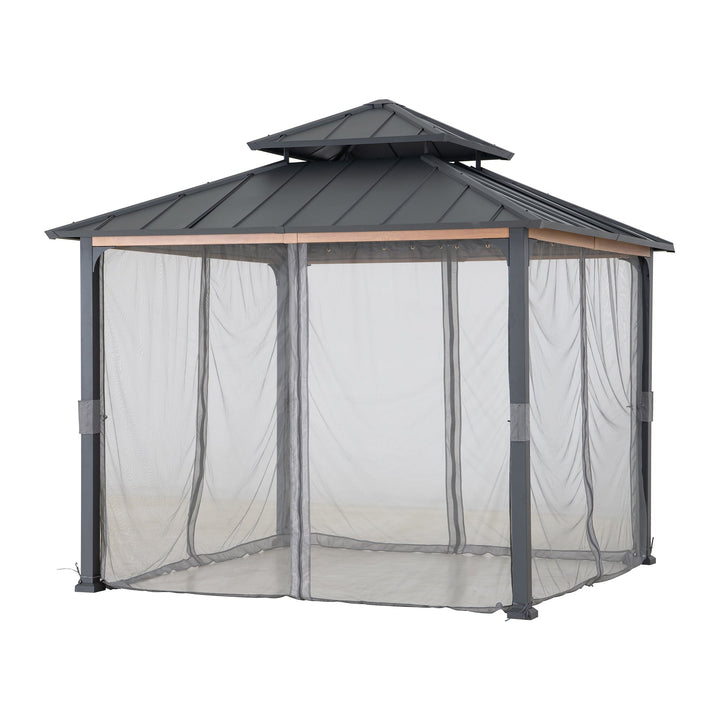 Netz für Zedernholz Gazebo 300cm x 300cm