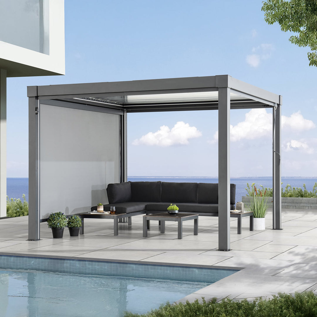 Roller blind for Multi Pergola Matterhorn - 3 meters