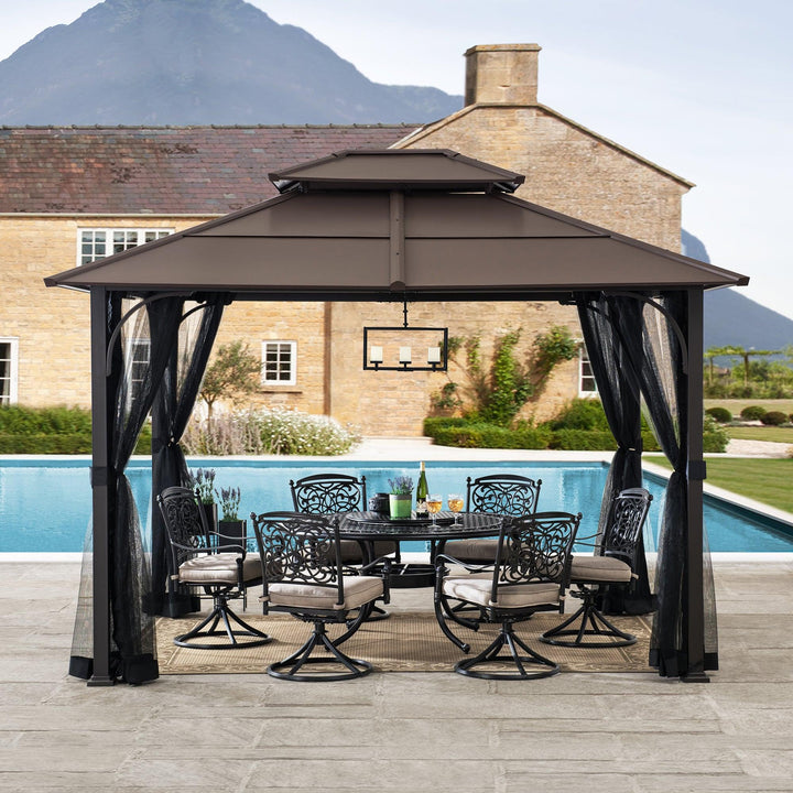 Gazebo KALDI - 366cm x 307cm - sunjoyonline.eu