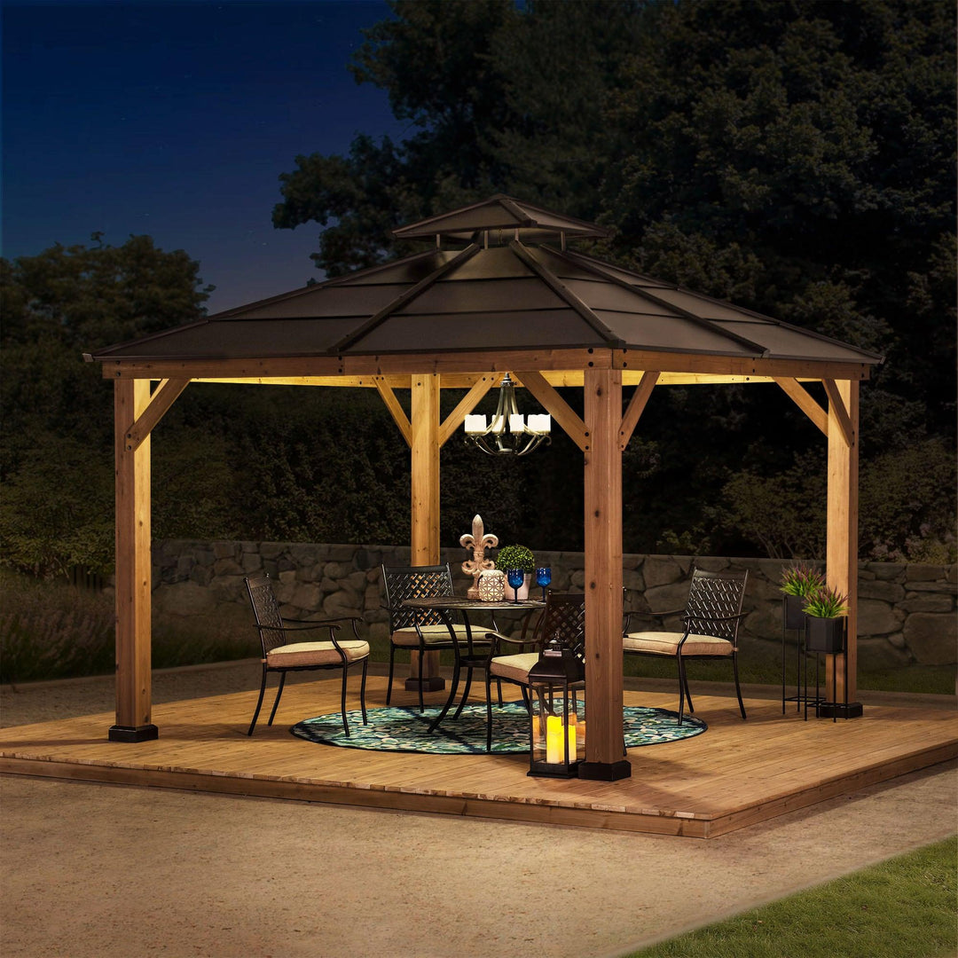 Gazebo PAPS - 335cm x 335cm - Sunjoy Gartenmöbel