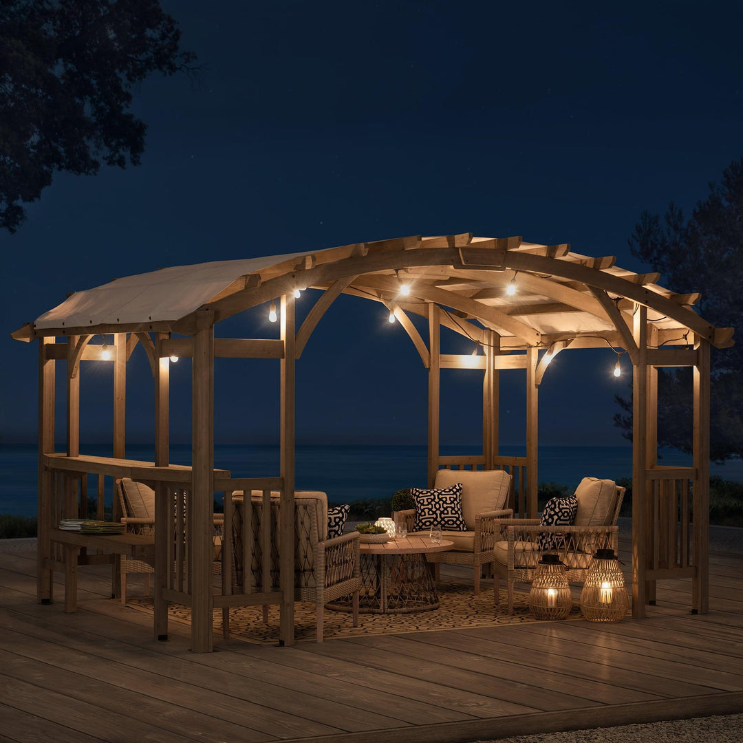 Pergola DAJTI - 427cm x 305cm - Sunjoy Gartenmöbel