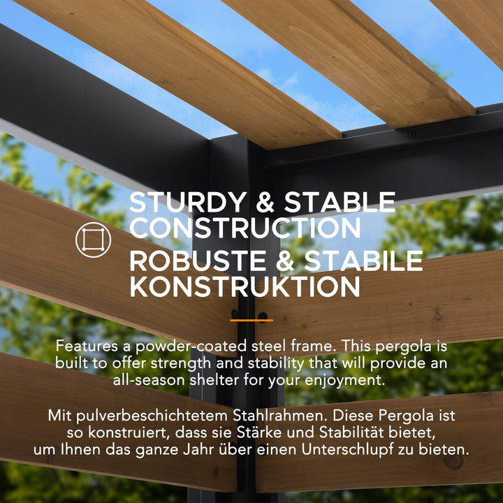 Pergola MARAO - 313cm x 191cm - Sunjoy Gartenmöbel